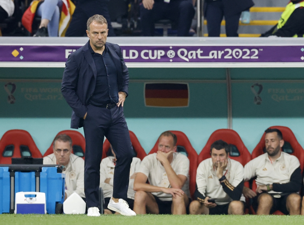 Germany coach Hansi Flick REUTERS/Thaier Al-Sudani