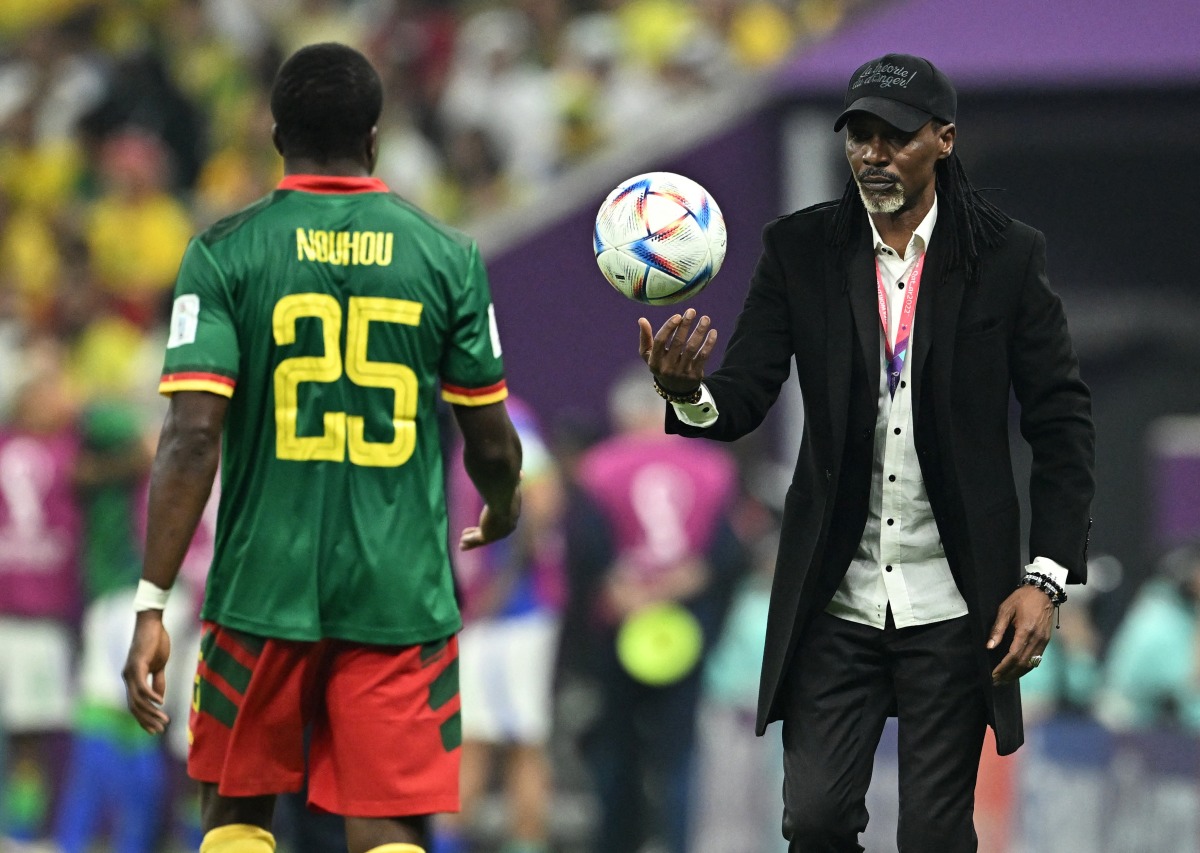 Cameroon coach Rigobert Song