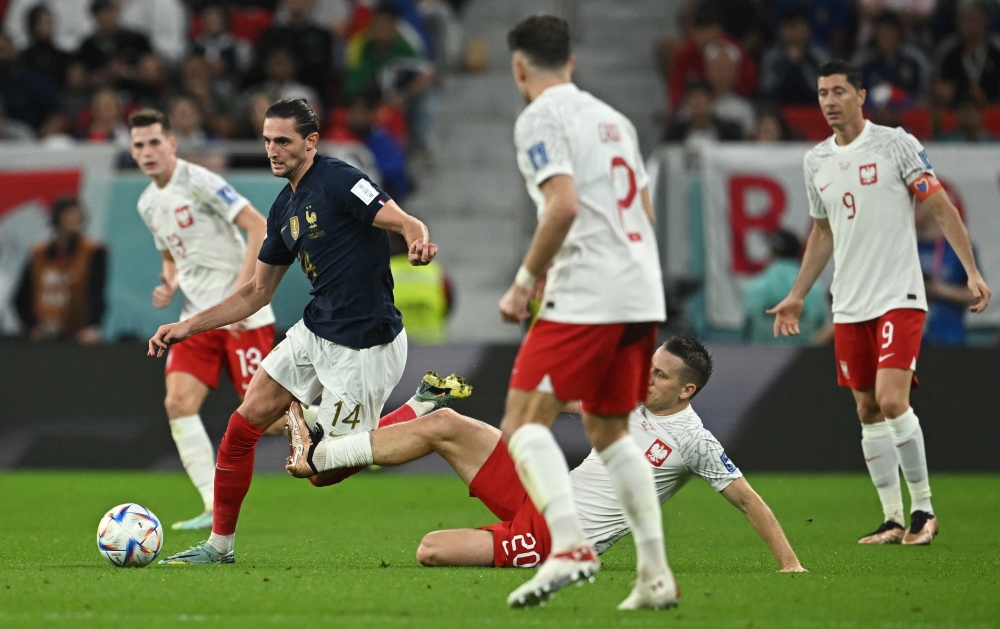 FIFA World Cup Qatar 2022 - Round of 16 - France v Poland - Al Thumama Stadium, December 4, 2022. (REUTERS/Dylan Martinez)