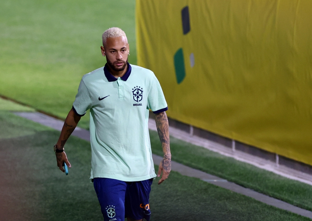 Brazil's Neymar during training Reuters/Ibraheem Al Omari