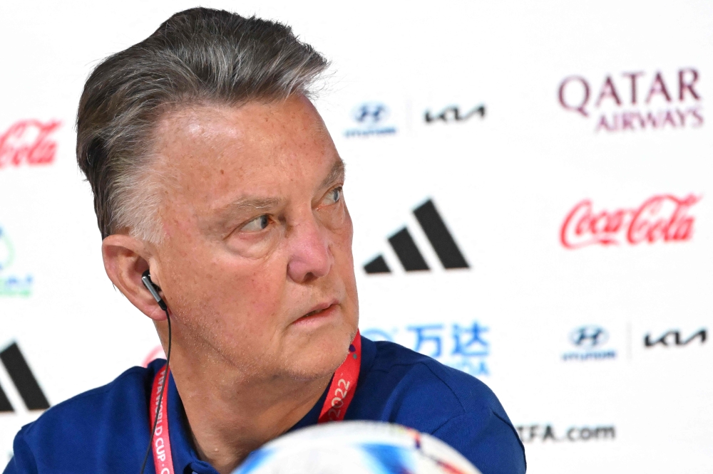 Louis van Gaal. AFP File photo