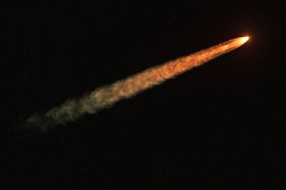 NASA's next-generation moon rocket, the Space Launch System (SLS) rocket with the Orion crew capsule, lifts off from launch complex 39-B on the unmanned Artemis 1 mission to the moon, seen from Sebastian, Florida, U.S. November 16, 2022. REUTERS/Joe Rimkus Jr.