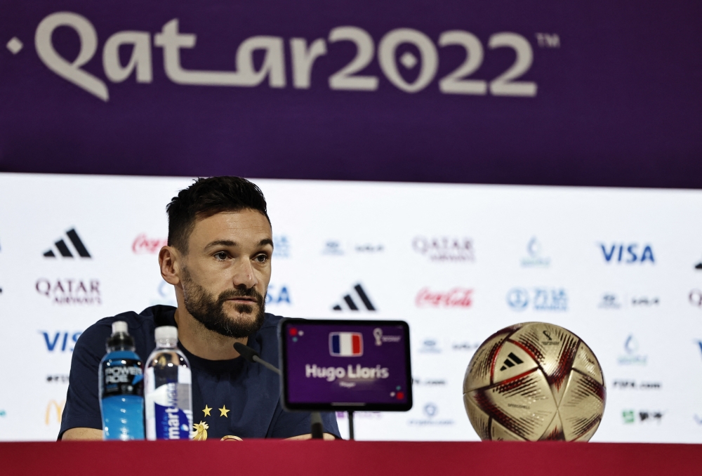 December 13, 2022 France's Hugo Lloris during the press conference REUTERS/Hamad I Mohammed