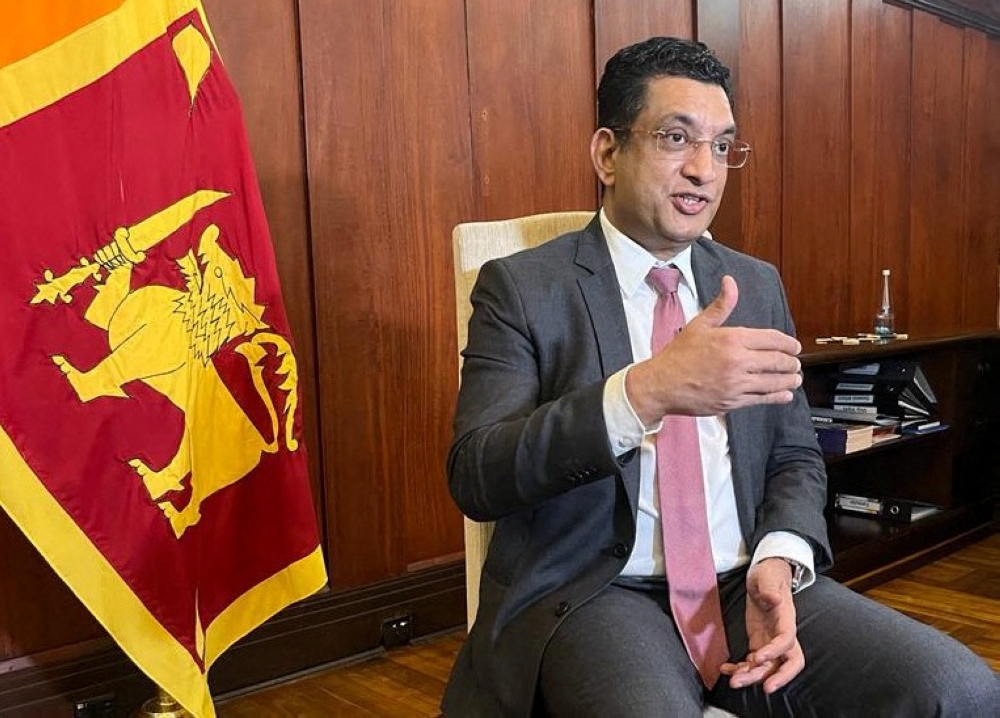 Sri Lanka's Foreign Minister Ali Sabry speaks during an interview with Reuters at his office, in Colombo, Sri Lanka, December 14, 2022. (REUTERS/Channa Kumara)