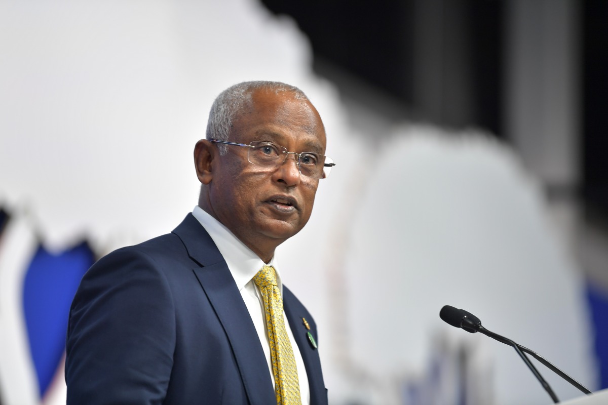 President of Maldives Ibrahim Mohamed Solih.