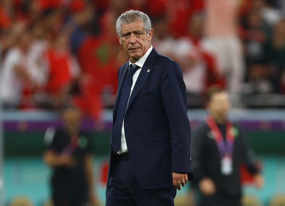 Portugal coach Fernando Santos after the FIFA World Cup Qatar 2022 quarter-final match against Morocco as Portugal are eliminated from the FIFA World Cup Qatar 2022 at the Al Thumama Stadium, Doha, Qatar, on December 10, 2022.  REUTERS/Molly Darlington