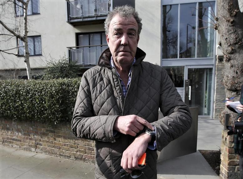 File photo: Television presenter Jeremy Clarkson leaves an address in London, March 11, 2015. (REUTERS Peter Nicholls)