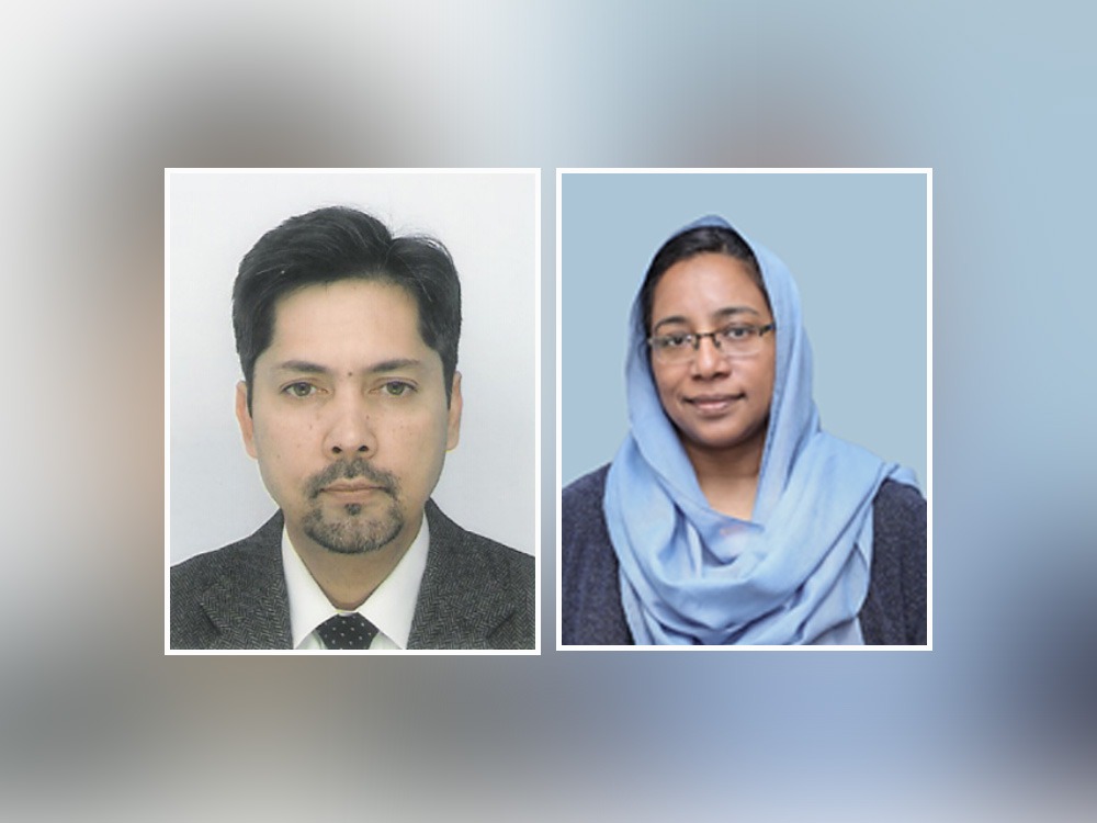 Dr. Muhammad Tanveer Alam and Dr. Shajitha Thekke Veettil.