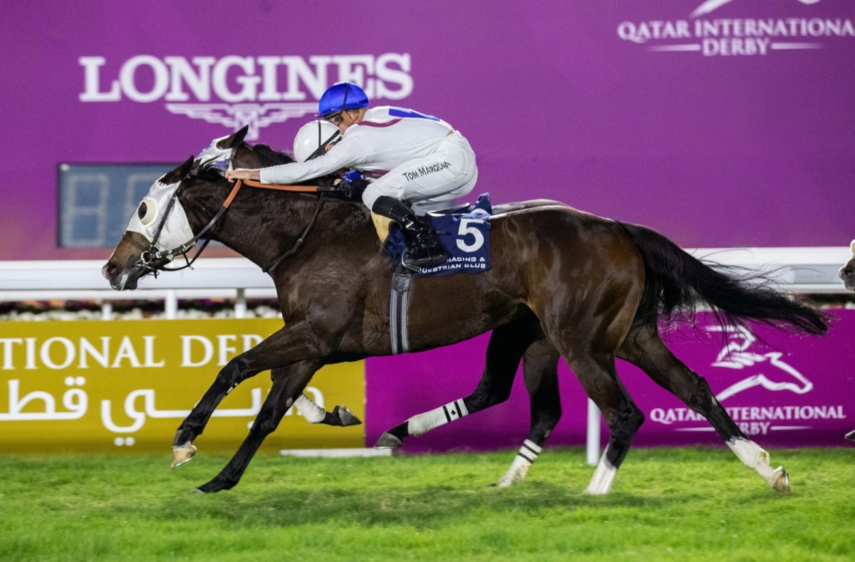 Kadupul edges Pom Malpic to win Qatar Oaks for Thoroughbreds in this December 22, 2021 file photo.