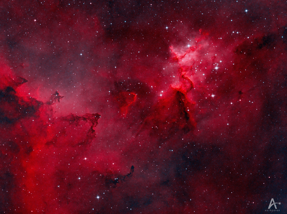 Heart Nebula captured by astrophotographer Ajith Everester.