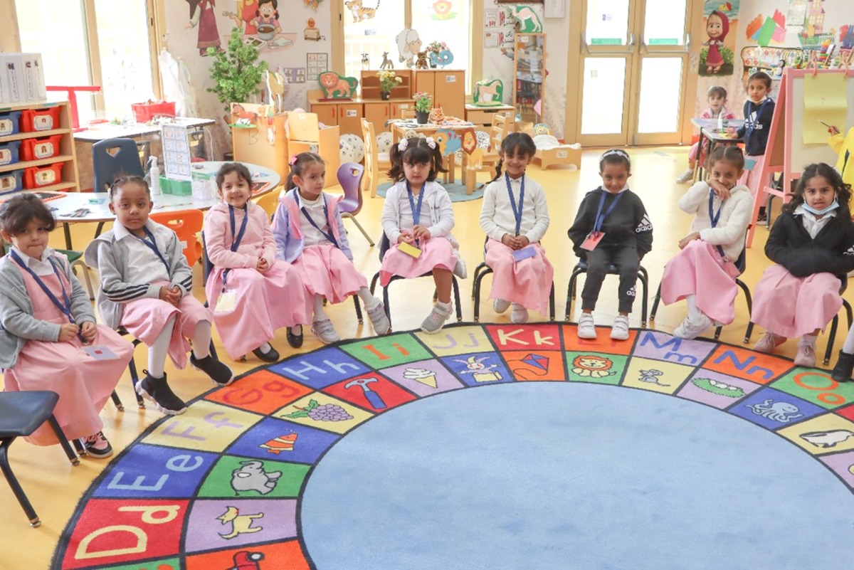 Children at a kindergarten.