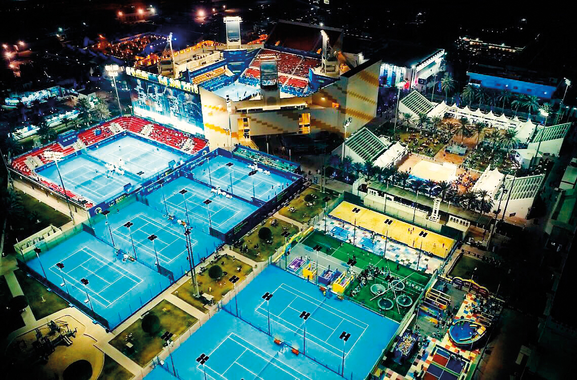 The Khalifa International Tennis and Squash Complex will host a number of events throughout the year.

