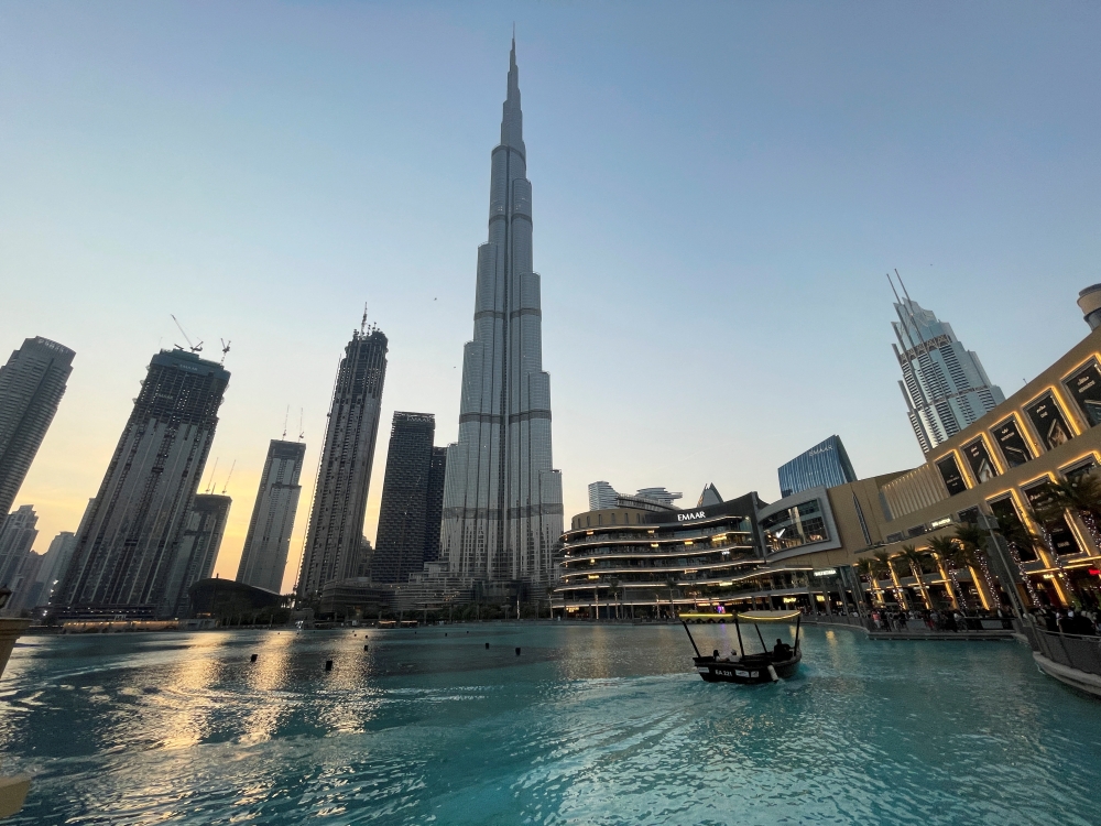 General view of the Burj Khalifa and the downtown skyline in Dubai, United Arab Emirates, September 30, 2021. File Photo / Reuters