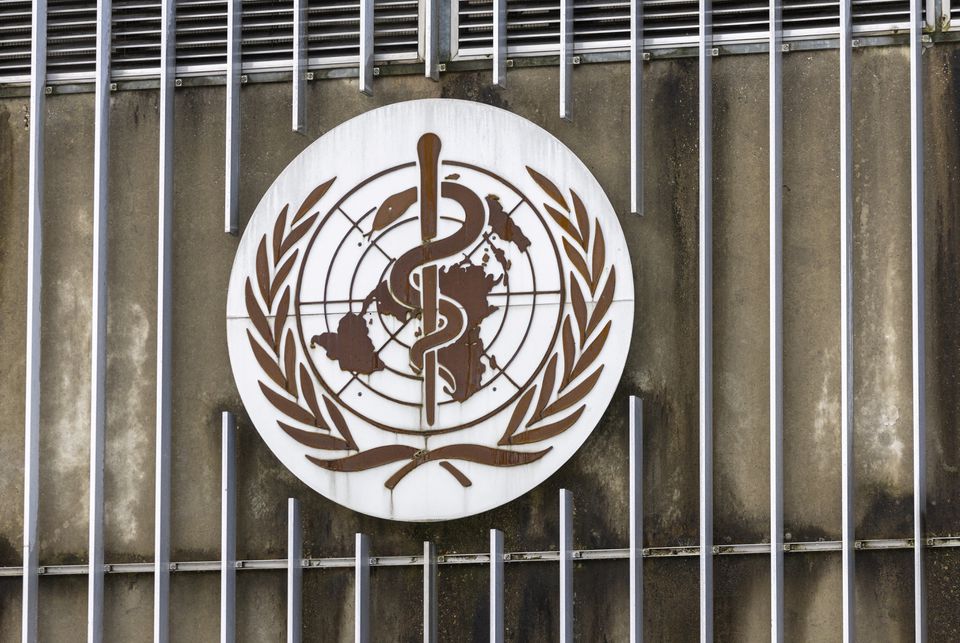 A logo is pictured at the World Health Organisation (WHO) in Geneva, Switzerland, on December 14, 2022. File Photo / Reuters