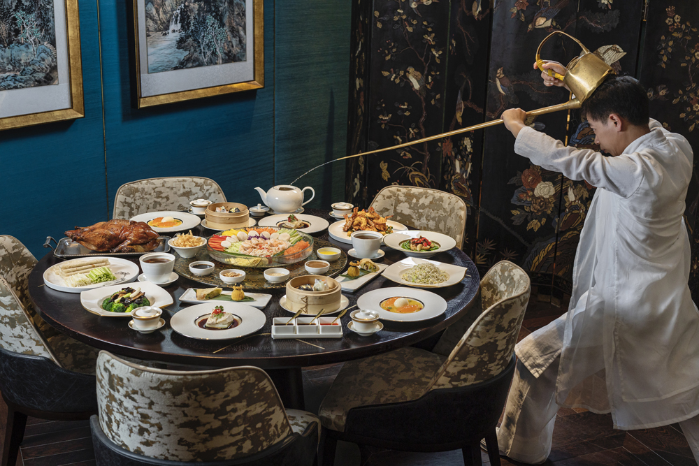 Guests can enjoy witnessing a traditional performance known as ‘Kung Fu tea’.