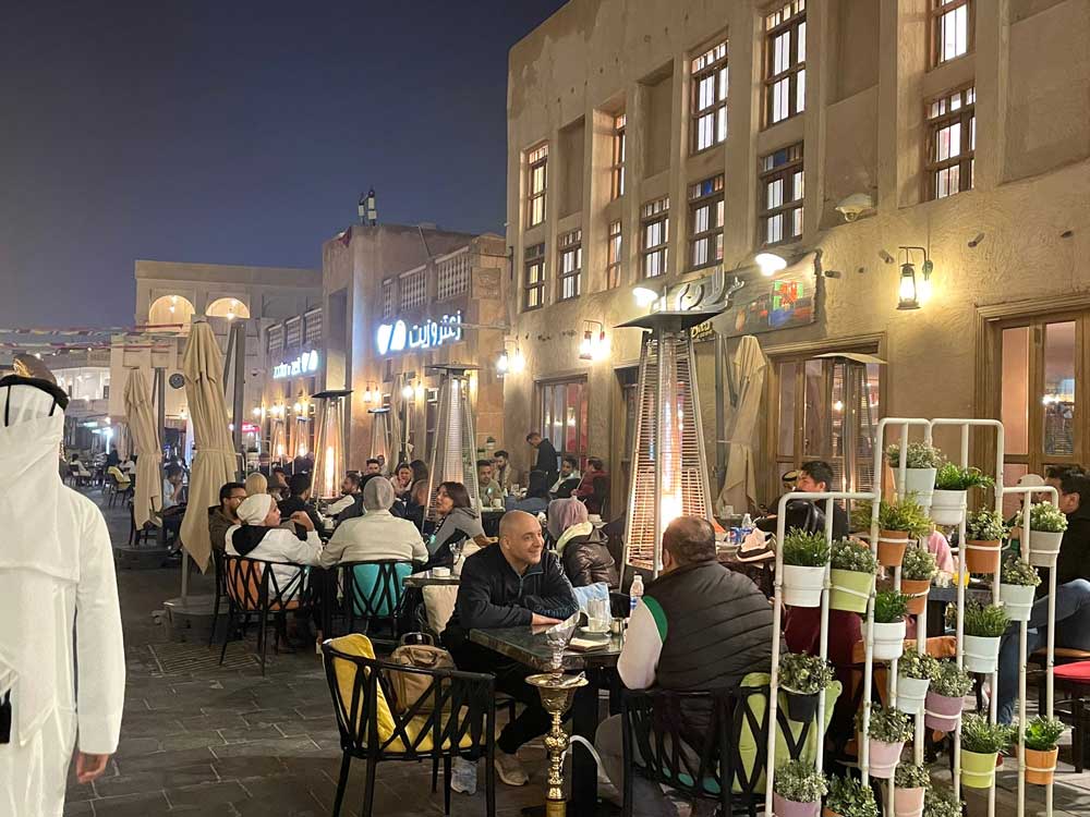 A view of Souq Waqif at night. PIC by Joelyn Baluyut/The Peninsula