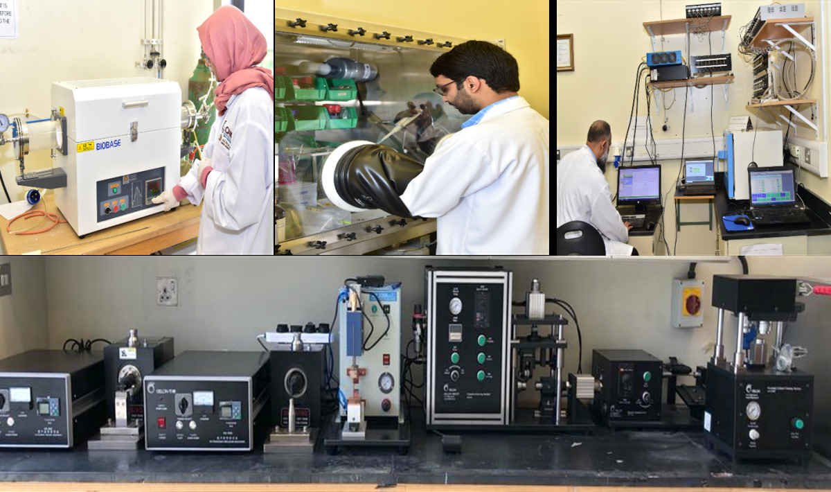 A researcher works at the Center for Advanced Materials, Qatar University.