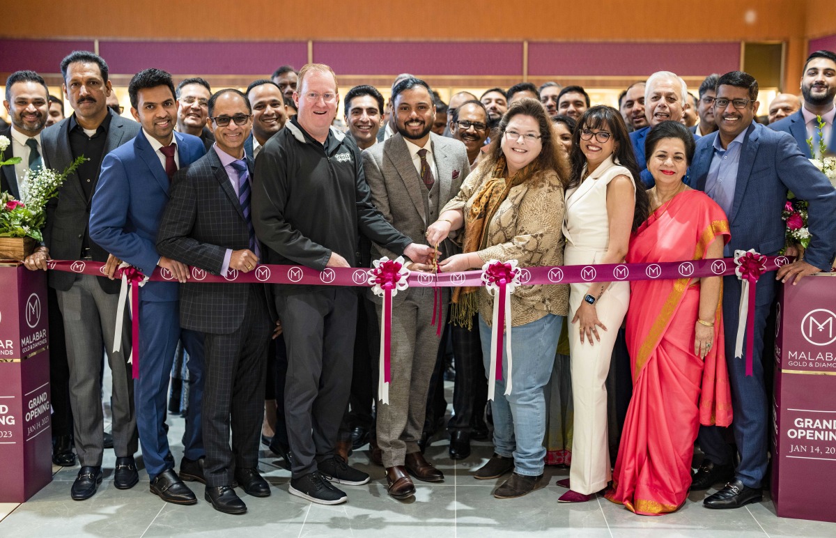 The grand inauguration of the 300th global showroom of Malabar Gold & Diamonds in Dallas USA.