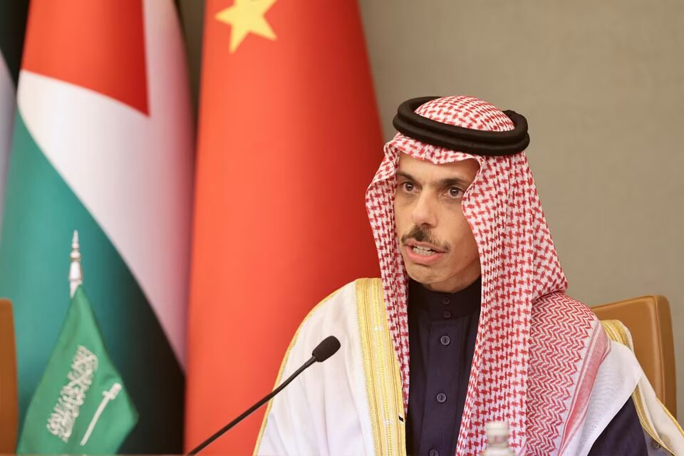 Saudi Minister of Foreign Affairs Prince Faisal bin Farhan Al-Saud attends a news conference at the Arab Gulf Summit in Riyadh, Saudi Arabia, on December 9, 2022. File Photo / Reuters