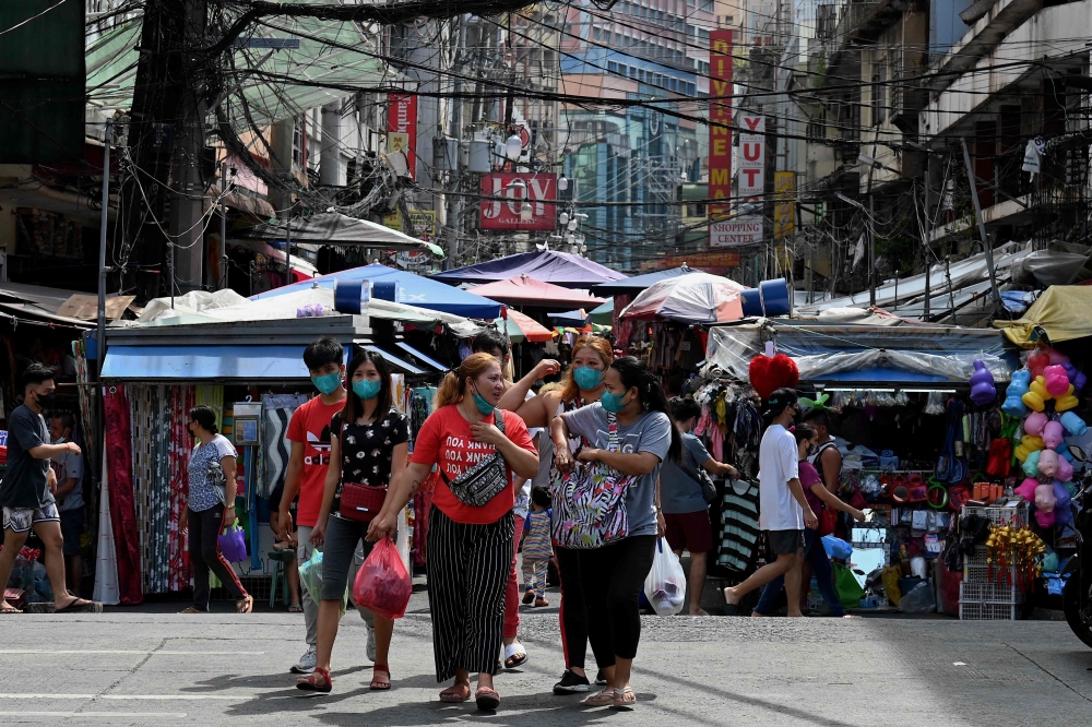 Market in Manila. AFP file photo.