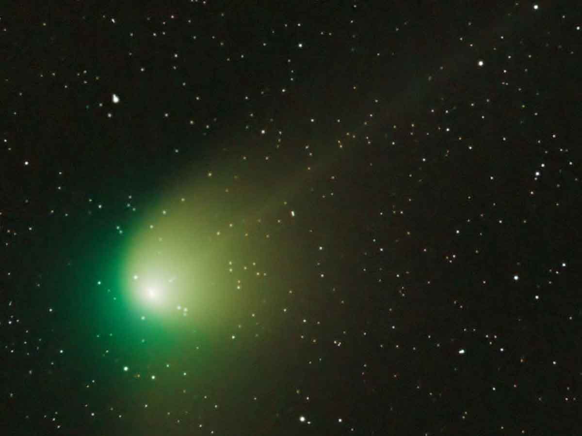 Green Comet C/2022 E3 ZTF. PIC by Ajith Everester