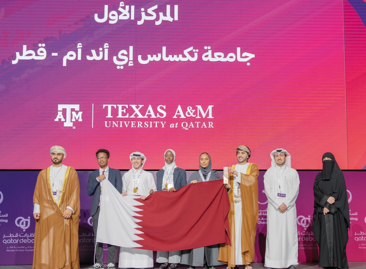 Participants during the  Asian Arabic Debating Championship in Muscat, Oman.