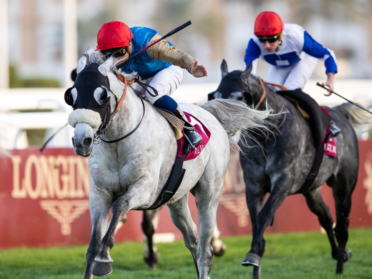 Abbes with Mickael Barzalona in the saddle produced a lightning speed in the final stages to win top honours.     