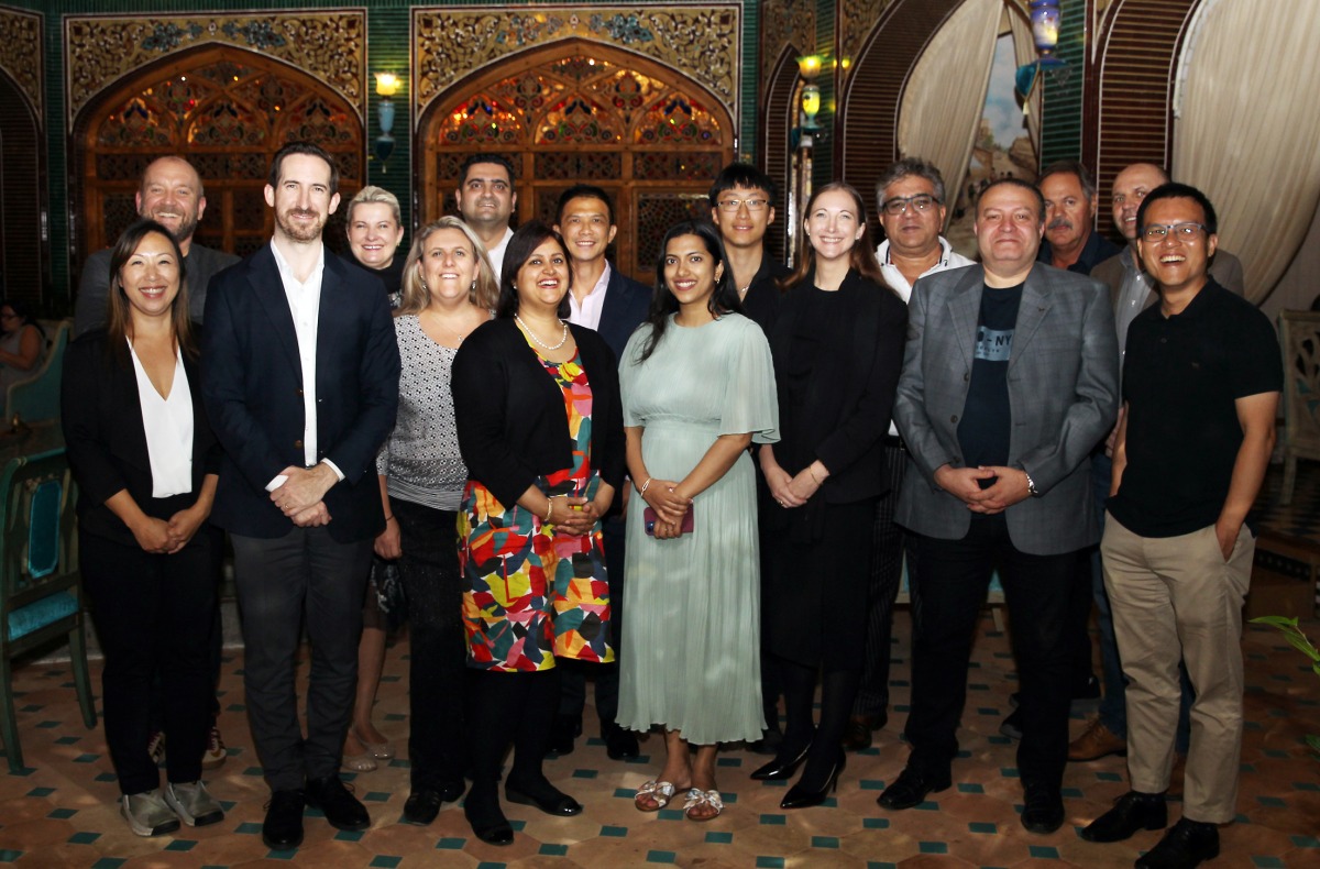 Western Australian business delegation led by Investment and Trade Commissioner, India-Gulf Region, Nashid Chowdhury; Lachlan McLeod, Deputy Head of Mission at Australian Embassy in Qatar (second left) also joined during the visit. Pic: Salim Matramkot/The Peninsula