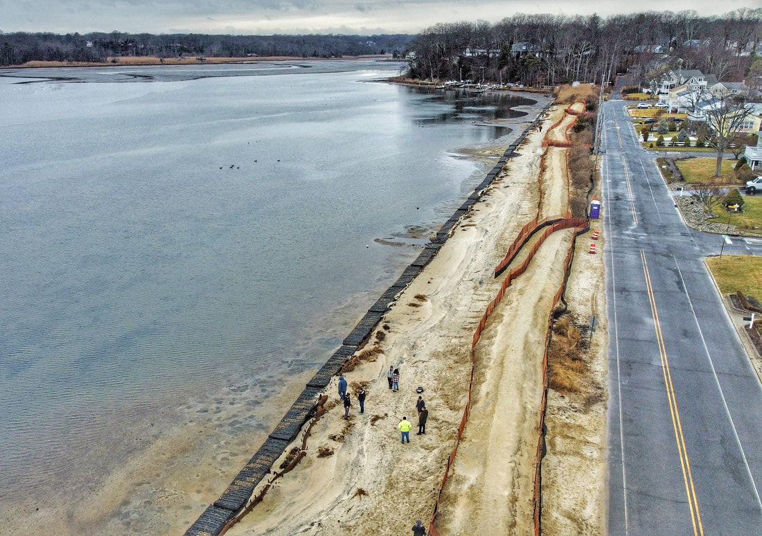 The restoration site off South Riverside Drive in Neptune, NJ. Pic: American Littoral Society