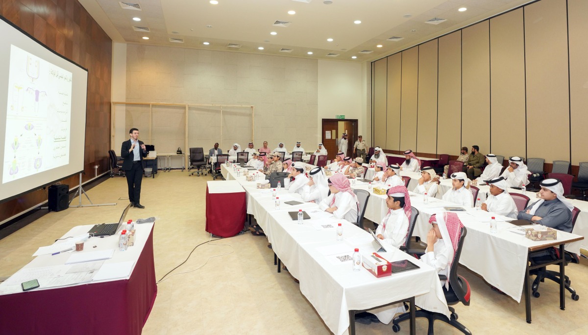 Participants from National Service Academy at the workshop.