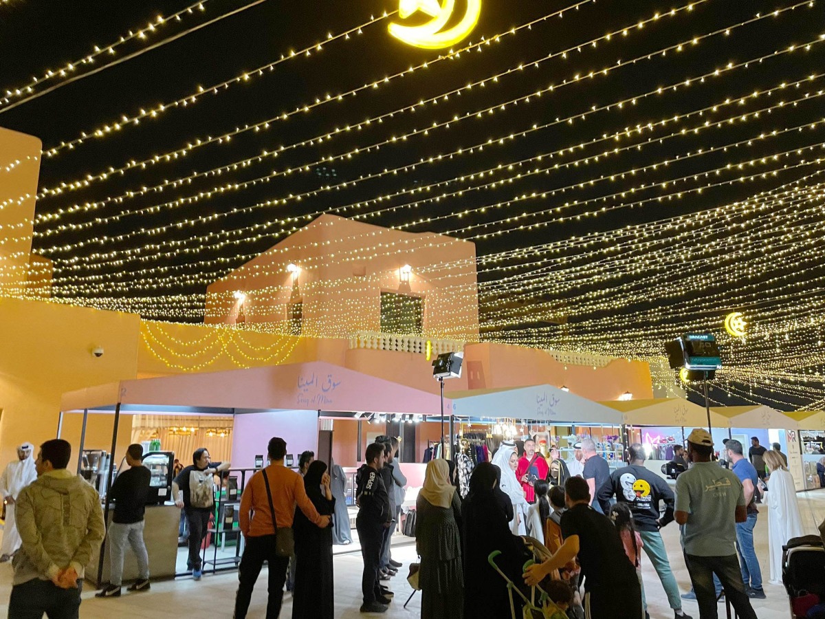 People visit Souq el Mina at the Mina District on the first day of Ramadan. Pic: Joelyn Baluyut/The Peninsula