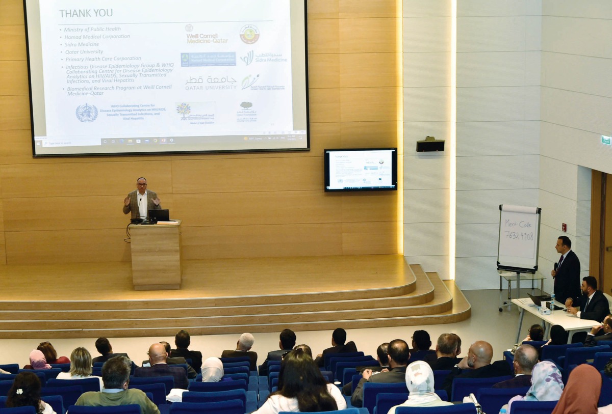 Participants during the QU Health's Annual Research Symposium.