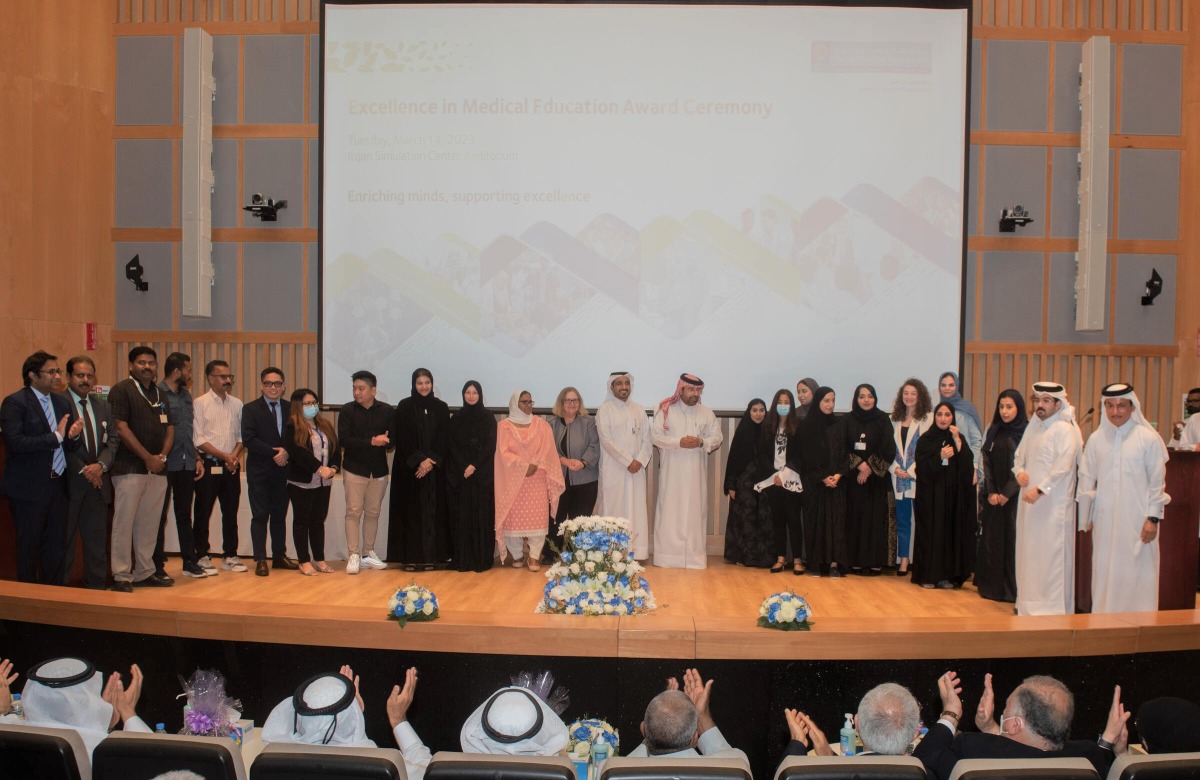 Medical Education team at the HMC during the Medical Education Excellence Awards 2023.  