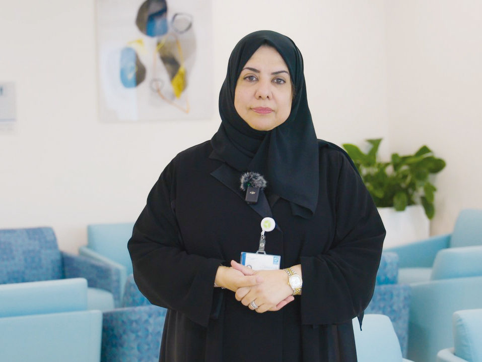 Executive Director of Blood Transfusion Services at HMC, Dr. Aysha Ibrahim Almalki