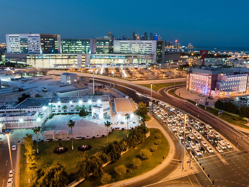 A view of Hamad bin Khalifa Medical City.