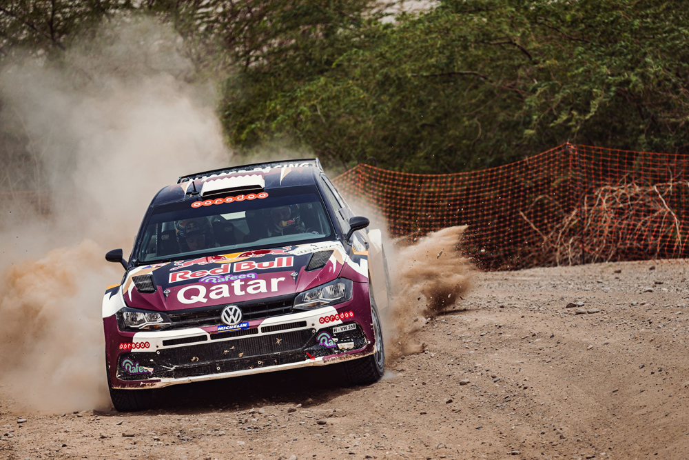 Qatar’s Nasser Saleh Al Attiyah currently holds a 20-point advantage in the FIA Middle East Rally Championship's Drivers standings.