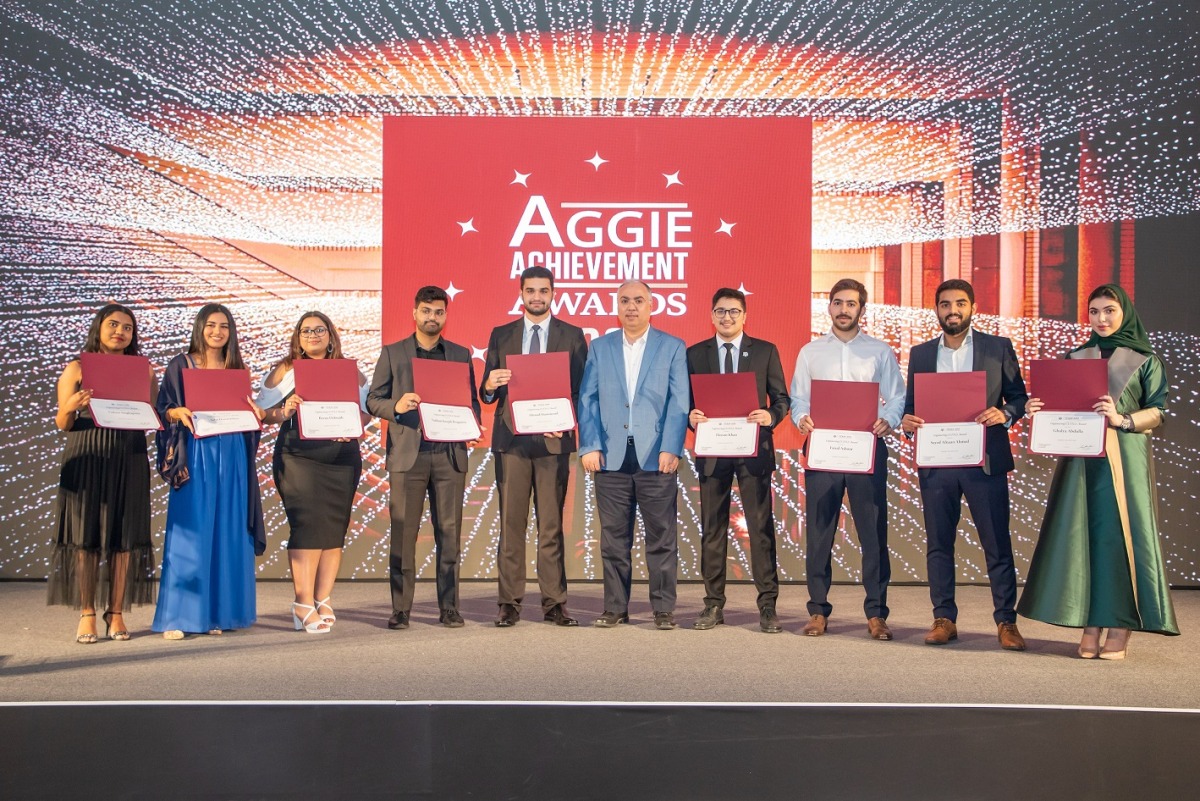 Texas A&M University at Qatar’s 2022-2023 Aggie Achievement Awardees 