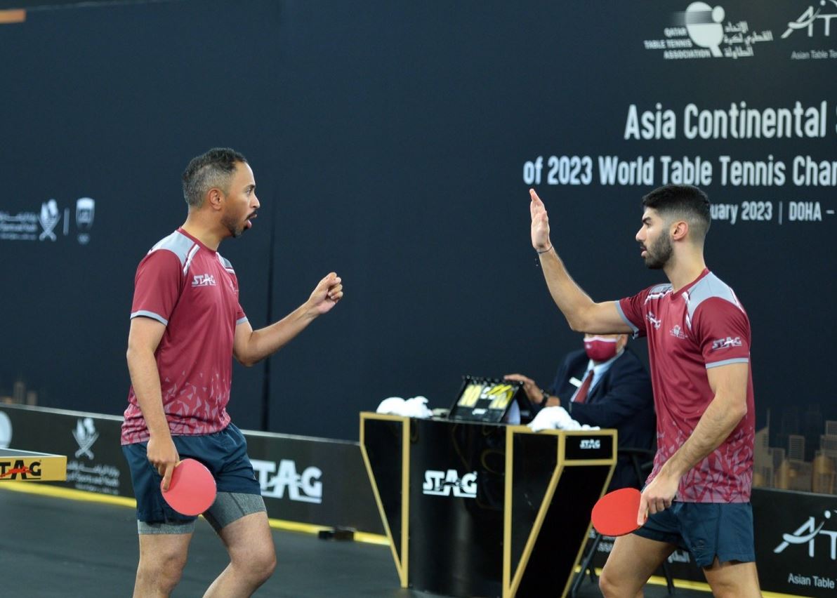 Qatar’s Ahmed Khalil Al Mohannadi (left) and Mohammed Abdulwahhab are hoping for an impressive performance in Durban. 