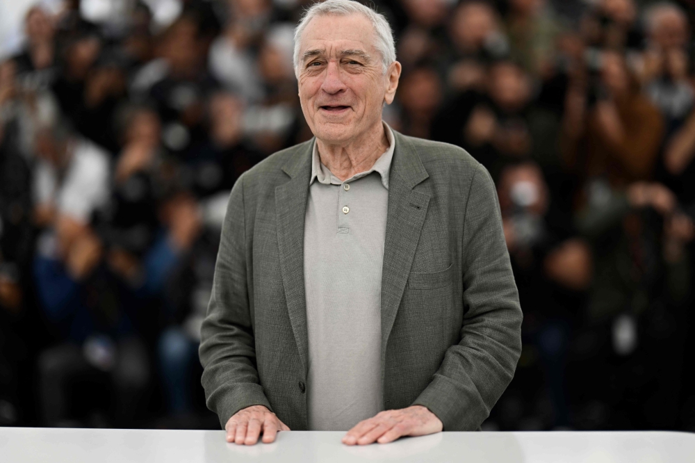 US actor Robert de Niro poses during a photocall for the film 