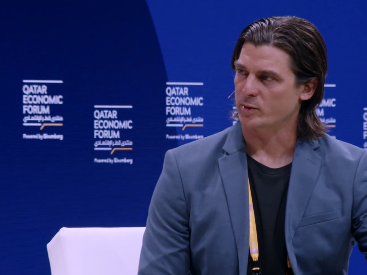 Josh Tetrick, Co-Founder & CEO of Eat Just, at the Qatar Economic Forum 