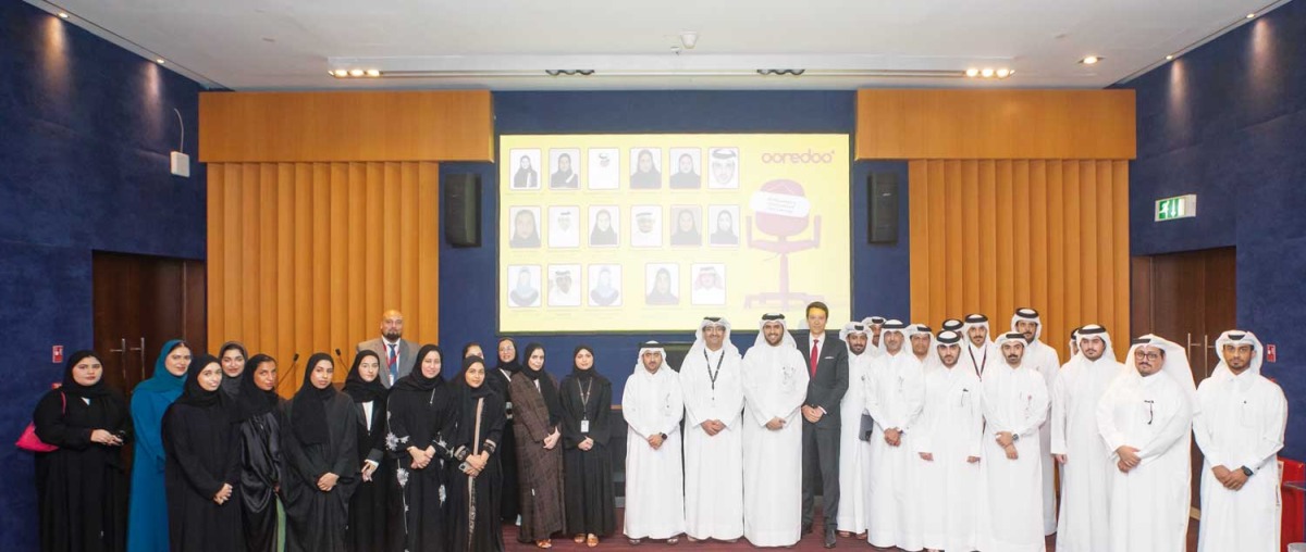 Attendees during the welcome ceremony for new batch Qatari employees. 