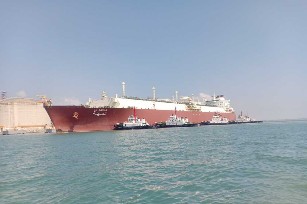 File Photo: Qatargas-chartered Q-Flex LNG vessel calls at China’s Beihai LNG Terminal.