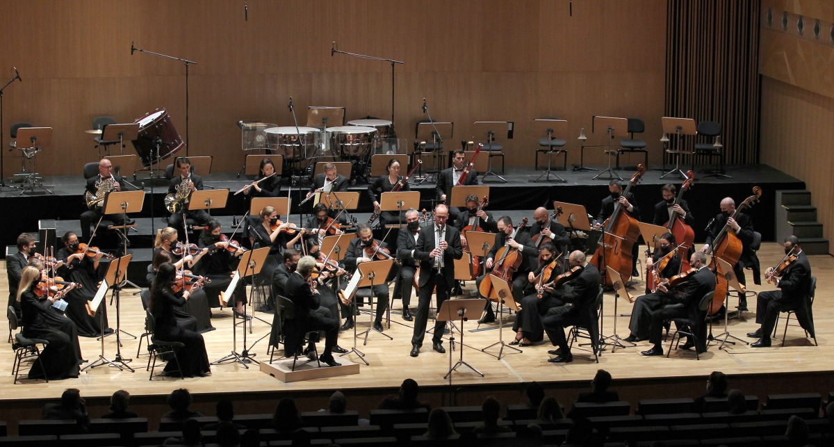 Qatar Philharmonic Orchestra performing at the Qatar National Convention Center. Pic: Salim Matramkot/The Peninsula

