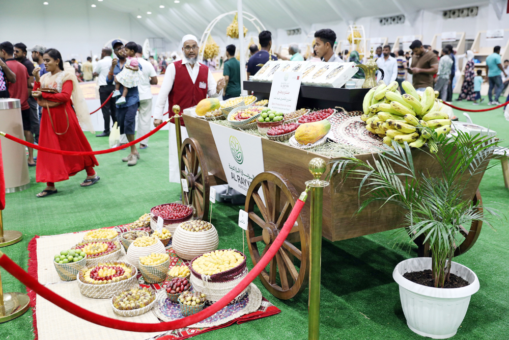 A view from the Souq Waqif Local Dates Festival.  Pic: Salim Matramkot/The Peninsula