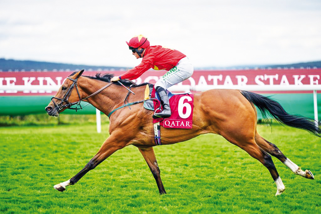 Jason Hart guides Highfield Princess to victory in the Gr.2 King George Qatar Stakes.