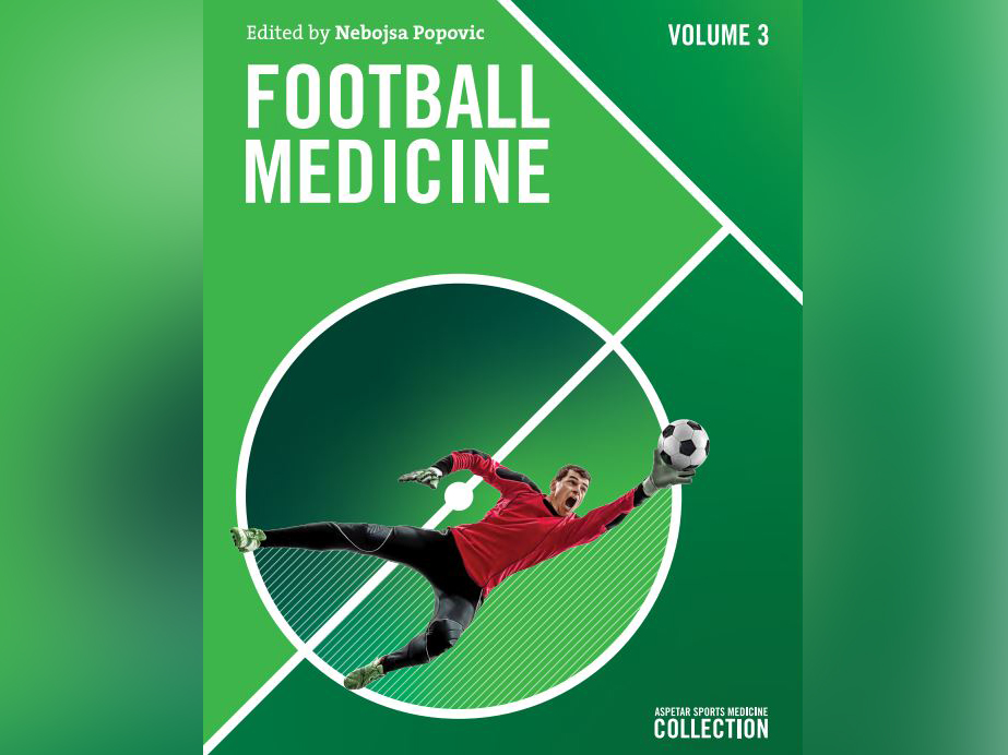 Book cover of 'Football Medicine' Volume 3.