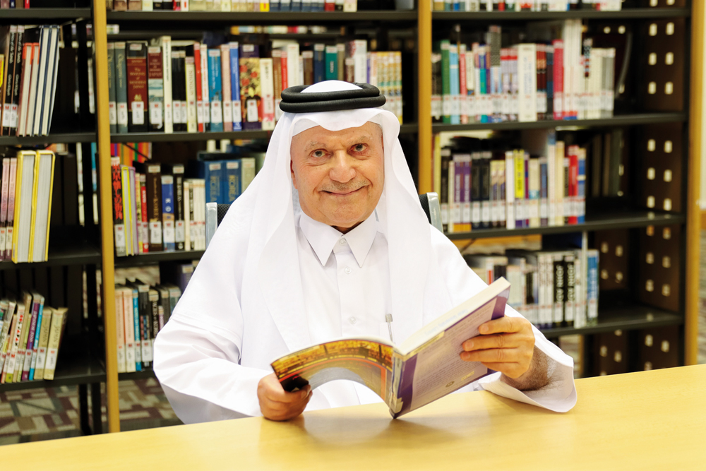 Prof Youssef Ibrahim Al Abdullah poses for a photograph.