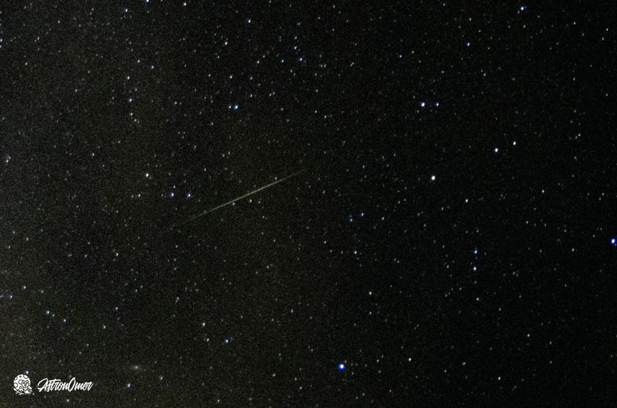 Photo of the Perseid meteor shower captured by The Peninsula reader Omer Aziz