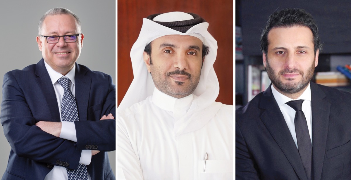 From left: Berthold Trenkel, Fahad Saad Al Qahtani, and Rawad Sleem