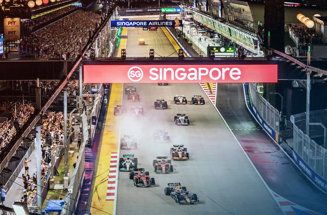 Photo: Official account of Singapore Grand Prix on platform X.